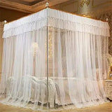 Hommy 4-Stand Mosquito Repellent Net Tent for 4x6 Bed