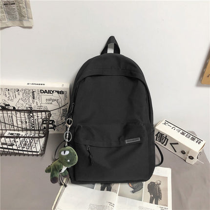 Backpack for men, simple and large capacity computer backpack for women, casual Japanese junior high school students, high school students, college students, backpack for men