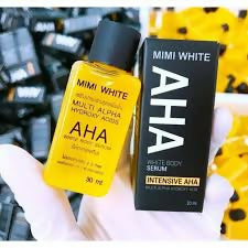 Mimi White Multi Alpha Hydroxy Acids AHA Whitening Body Serum 30ml