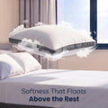 Utopia Bedding Gusseted Pillow (2-Pack) Premium Quality Bed Pillows - Side Back Sleepers - Grey Gusset - Queen - 18 x 26 Inches - Size: Queen (2 Count) / Color: Gray