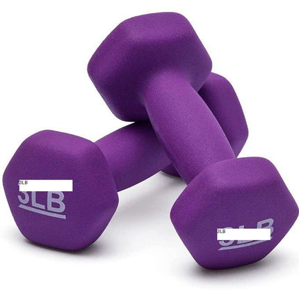 1 Pair Vinyl Dumbells Aerobic Exercise