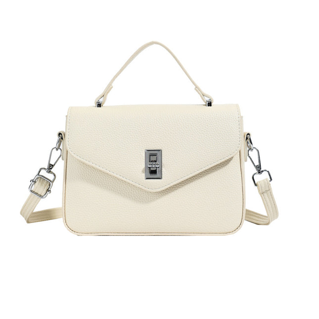 Fashion Casual All-match Commute Cowhide Portable Shoulder Messenger Bag