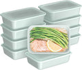 Bentgo Prep Meal Prep Containers with Lids, 20 Piece, PFAS & BPA-Free | 4-Cup Capacity, Portion Control, Stackable, Microwave - Color: Mint