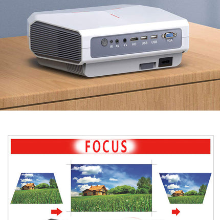 1080P HD Home Portable Voice Connection WiFi Mobile Phone Wireless Mini Projector