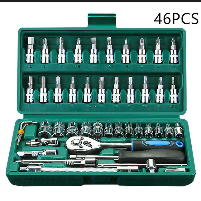 Socket wrench set fast socket wrench set