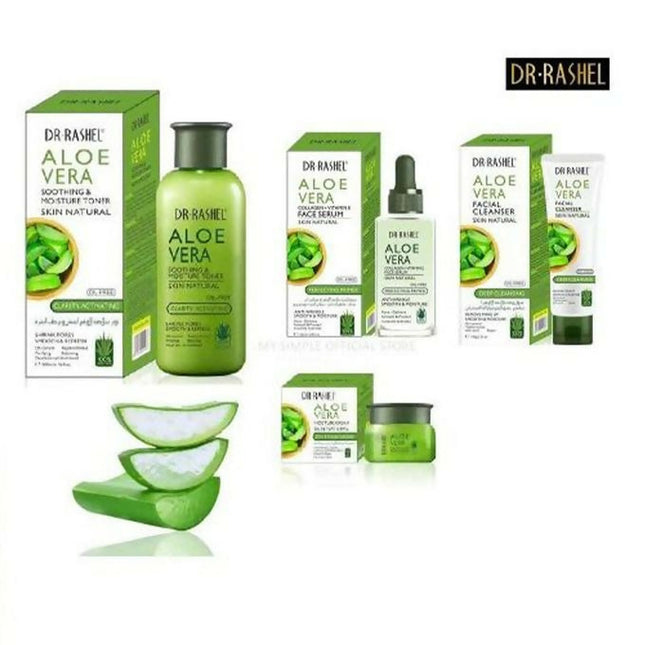 Dr Rashel Aloe Vera Face Serum + Moisture Cream + Toner 3 IN 1 SET
