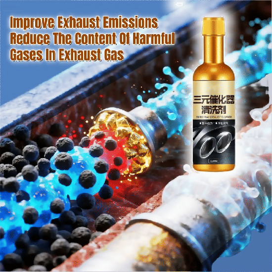 Engine Fuel System Cleaner and Catalytic Converter Smoke Remover 120ml