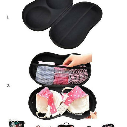 Bra Underwear Lingerie Case, Travel Bag Storage Box, Portable Storage Laundry Protection, Women Bra Storage Case