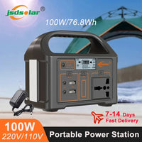 Portable Power Station 100W 24000mAh Mobile Power Supply Solar Generator 220V/110V Charging Station EU/US/UK Power Bank Camping