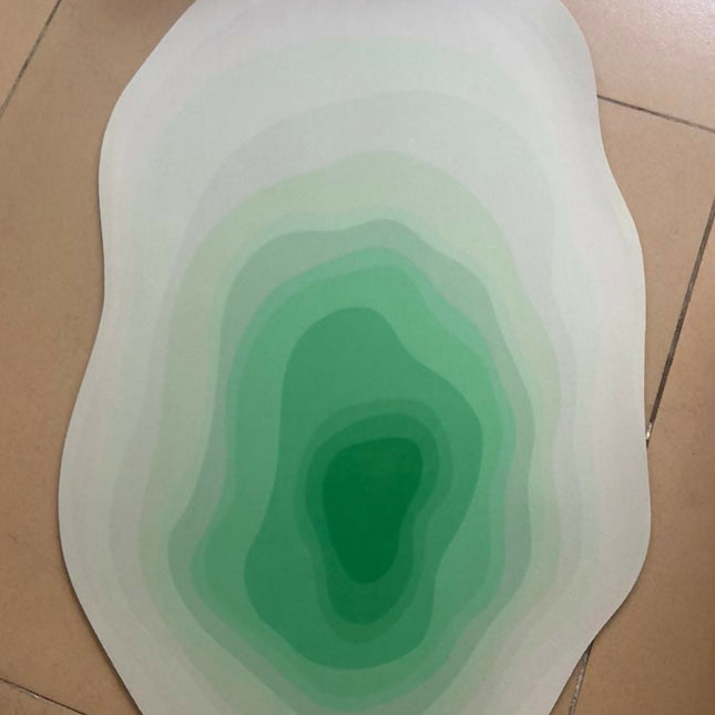 Absorbent irregular bathroom mats. Size 40*60cms