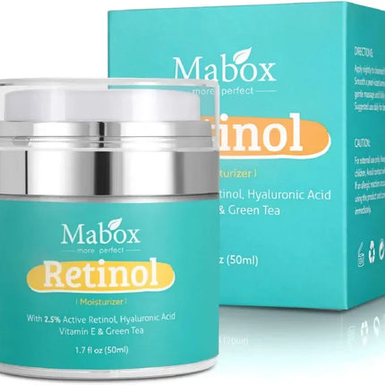 Mabox Retinol 2.5%,Hyaluronic Acid With Vitamin E Cream