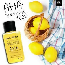 Mimi White Multi Alpha Hydroxy Acids AHA Whitening Body Serum 30ml