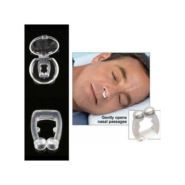 Quiet Sleep Aid Stop Snoring Nose Clip Set Anti Snore Apnea