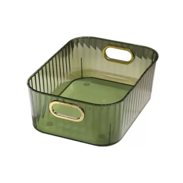 Desktop cosmetic storage container
