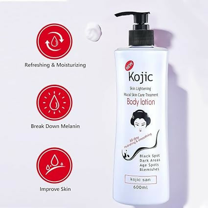Kojie San Kojic Skin Lightening Kojic Lotion, Serum And Soap