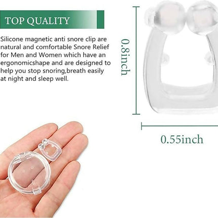 Quiet Sleep Aid Stop Snoring Nose Clip Set Anti Snore Apnea