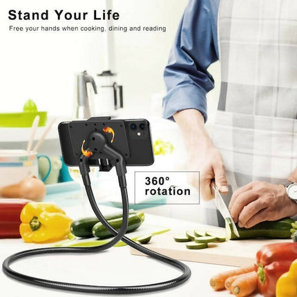 Lazy Neck Phone Holders 360 Degree Flexible Rotate, Universal Mobile Phone Stand, DIY Flexible Mount Stand with Multiple Function