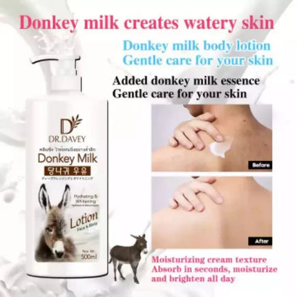 Dr. Davey Donkey Milk Face & Body Lotion, 500ml