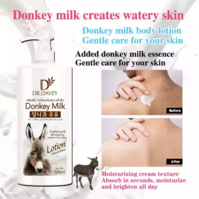 Dr. Davey Donkey Milk Face & Body Lotion, 500ml