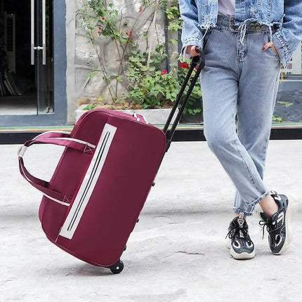 New Fancy Luggage Trolley Bags for Travel, Foldable Cabin Suitcase with Wheels
