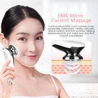 ANLAN EMS Facial Massager Face Lifting Deep Cleaning LED Light Skincare Skin Tighten Hot Cool Compress Skin Care Beauty Device