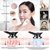 ANLAN EMS Facial Massager Face Lifting Deep Cleaning LED Light Skincare Skin Tighten Hot Cool Compress Skin Care Beauty Device