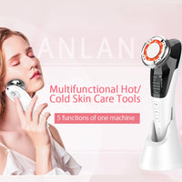 ANLAN EMS Facial Massager Face Lifting Deep Cleaning LED Light Skincare Skin Tighten Hot Cool Compress Skin Care Beauty Device