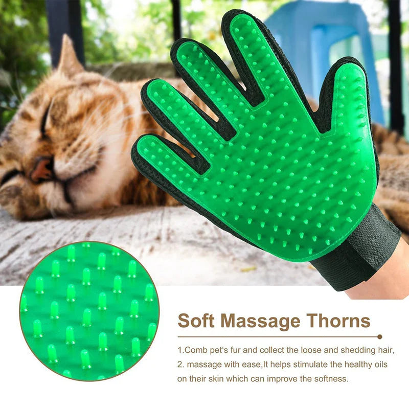 Silicone Pet Brush Dog Cat Glove Cat Cleaning Gentle Efficient  Pet Soft Cat Grooming Glove Dog Bath Supplies Pet Glove Combs (Copy)