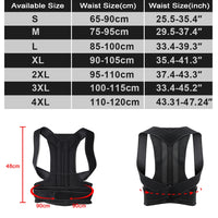 Back Posture Corrector Adult Back Support Shoulder Lumbar Brace Health Care Support Corset Back Belt