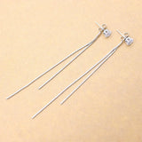 Elegant Long Crystal Tassel Dangle Earrings for Women: Wedding, Gift, Fashion