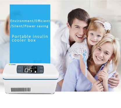 Travel Medication Insulin Cooler Case Mini Battery Powered Diabetes Portable Box Insulin Refrigerator With LCD Display