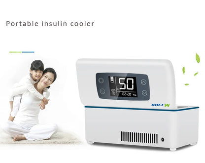 Travel Medication Insulin Cooler Case Mini Battery Powered Diabetes Portable Box Insulin Refrigerator With LCD Display