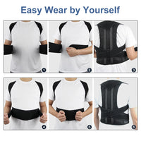 Back Posture Corrector Adult Back Support Shoulder Lumbar Brace Health Care Support Corset Back Belt