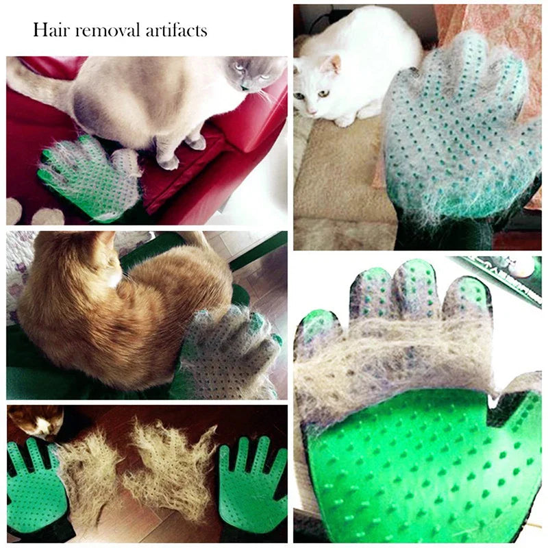 Silicone Pet Brush Dog Cat Glove Cat Cleaning Gentle Efficient  Pet Soft Cat Grooming Glove Dog Bath Supplies Pet Glove Combs (Copy)
