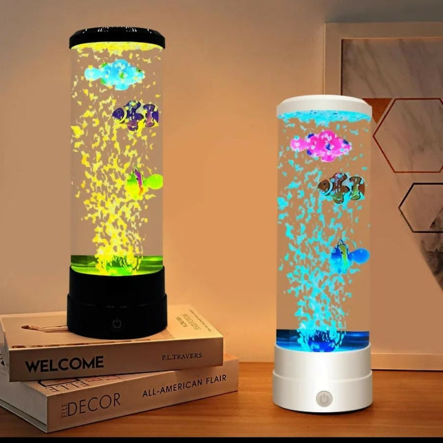 LED Bubble Fish Lamp decor 2.5 liters capacity