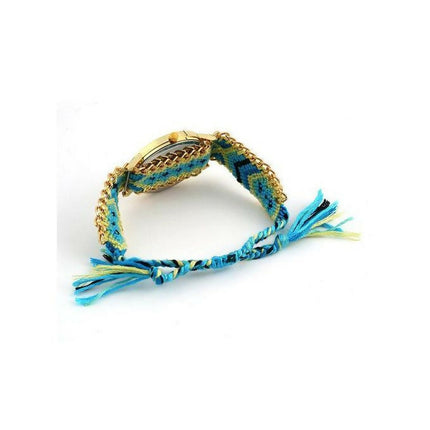 Elephant Women Ethnic Braids Quartz Chain Watch