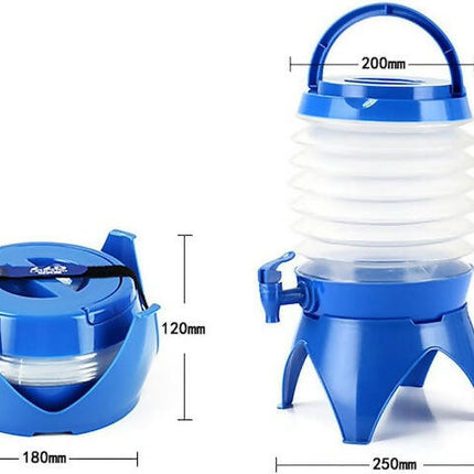Collapsible Juice/Liquids Dispenser, Foldable Water Liquid Dispenser for Portable Water Storage, Beverage Portable Container Bottle