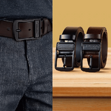 Men's Needle Buckle Belt Retro Casual Business PU Leather Minimalist Design 47-51 Inch