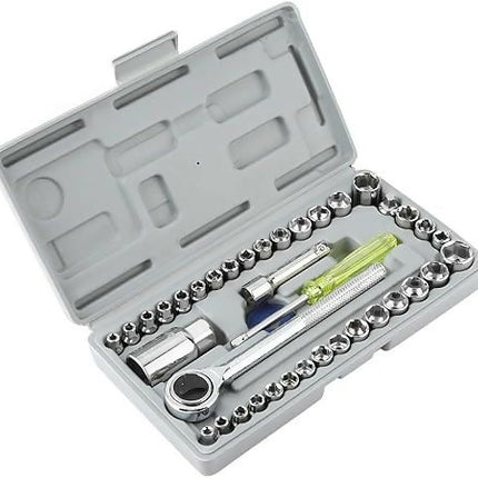 40 Pcs Combination Socket Wrench Set