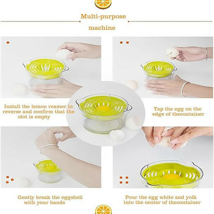 Manual Citrus Juicer + Collector Bowl