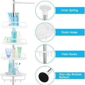 Telescopic Bathroom Corner Shelf Shower Caddy