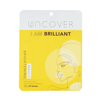 Uncover Sheet Mask Multipack Bundle - Aloe, Vitamin c ,Green tea - 25g