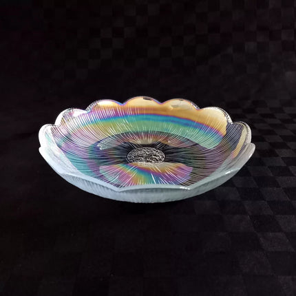 Glass Bowl Rainbow 22cm