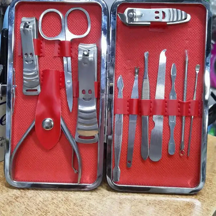 Manicure & Pedicure Set Kit-Home, Salon& Nail Parlour12pcs