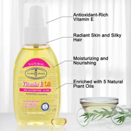 Vitamin E Oil With Hyaluronic Acid -Aichun Beauty