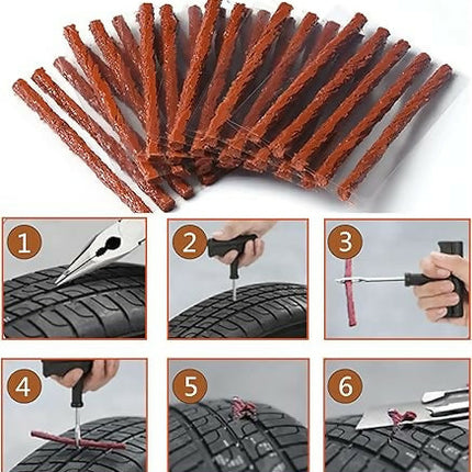 5PCS Tubeless Tire Repair Strips Auto Motorcycle