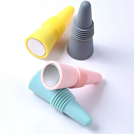 Wine Bottle Stopper 4pc Set