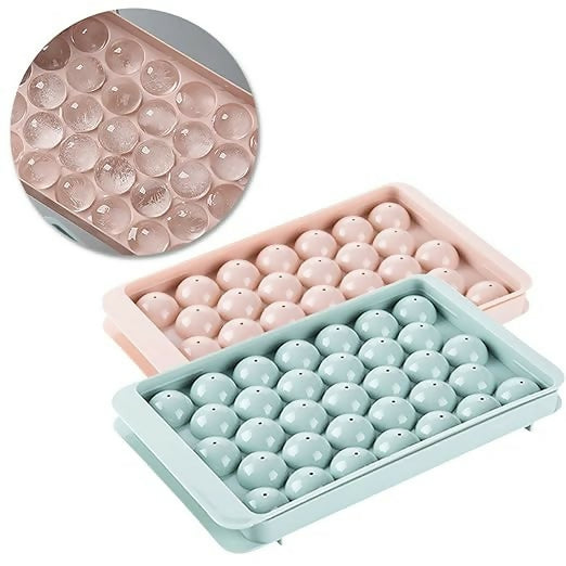 2PCS Round Ice Cube Mold / Tray