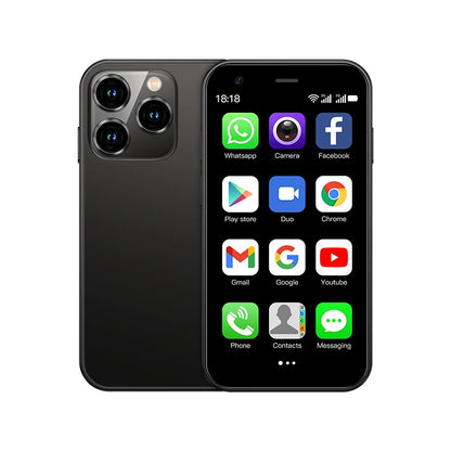 SOYES XS15 Blue 3G Mini Smartphone 3.0" HD Screen 2G RAM 16G ROM Dual SIM Standby Play Store Multiple colors available More Apps