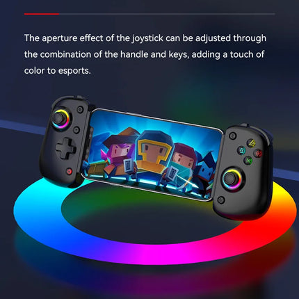 BSP D8 PRO RGB Tablet Controller Wireless Handle For Switch Game Bluetooth Stretching Joystick For P3 P4 Android IOS Gamepad